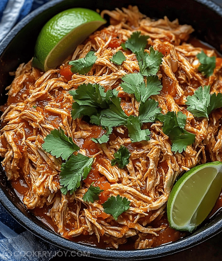Crockpot Mexican Shredded Chicken