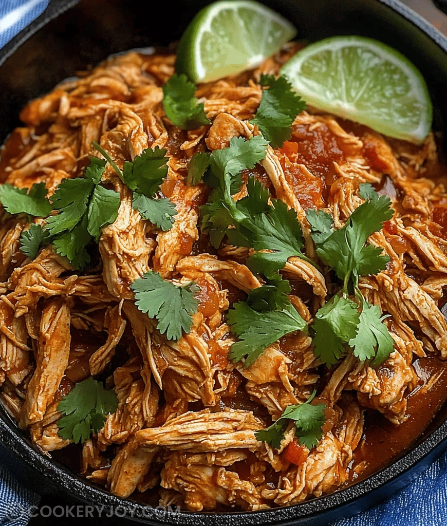 Crockpot Mexican Shredded Chicken