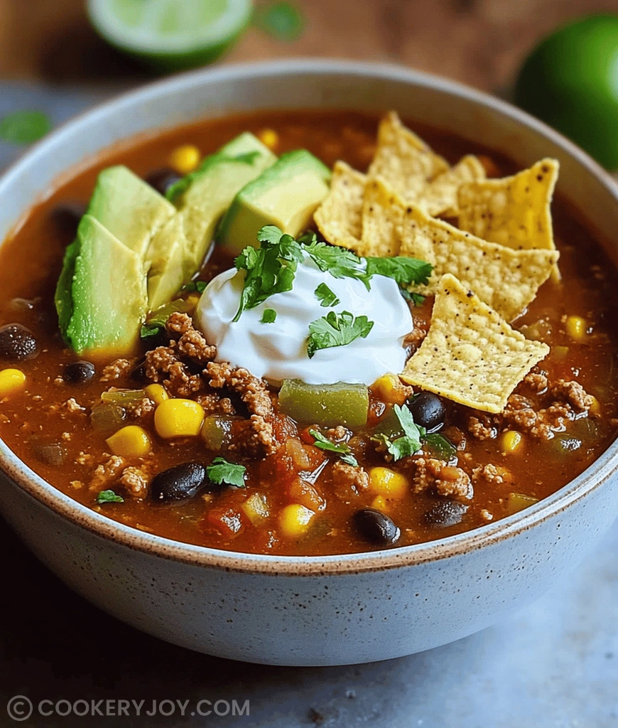 Slow Cooker Taco Soup
