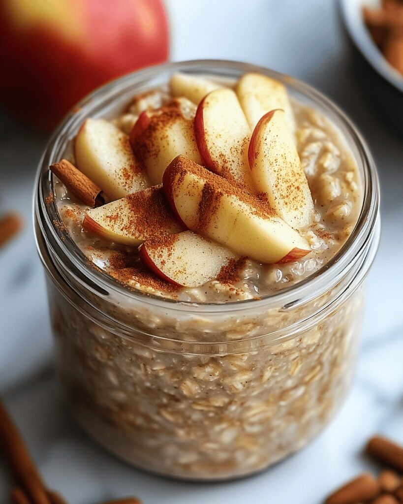 Apple Pie Overnight Oats
