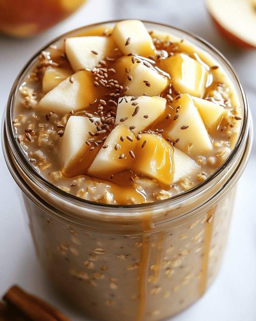 Caramel Apple Overnight Oats
