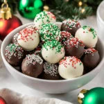 Christmas Oreo balls