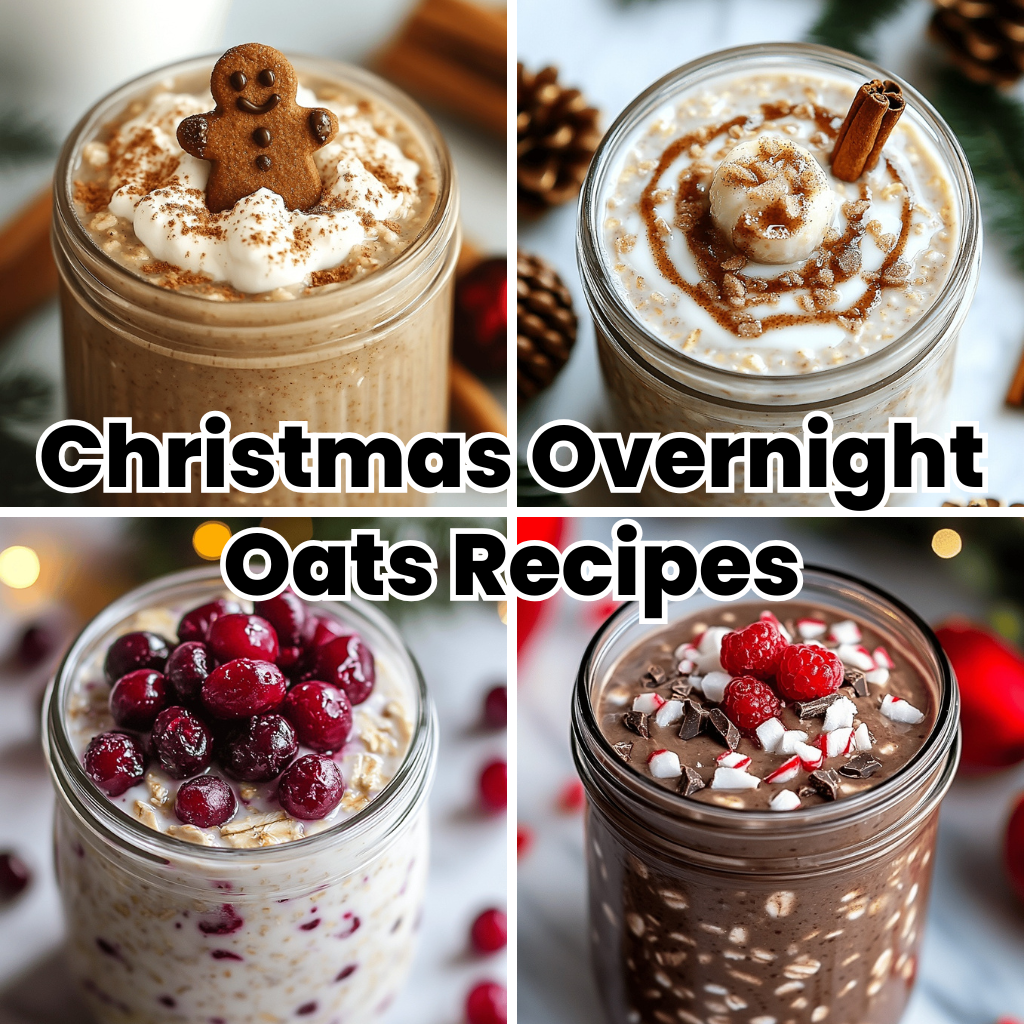 Christmas Overnight Oats Recipes