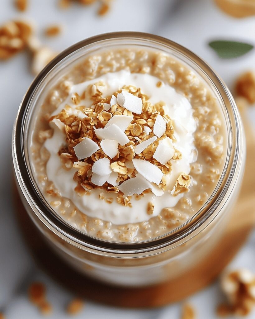 Coconut Cream Pie Overnight Oats