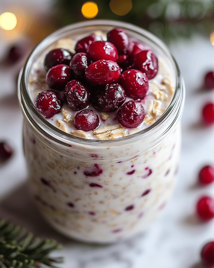 Cranberry Overnight Oats