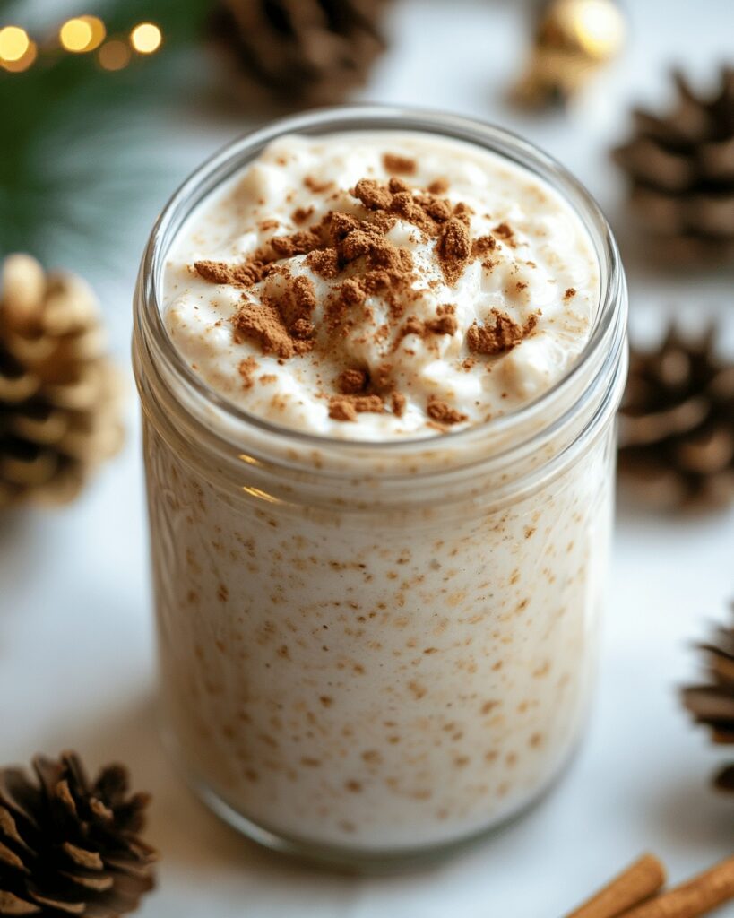 Eggnog Overnight Oats