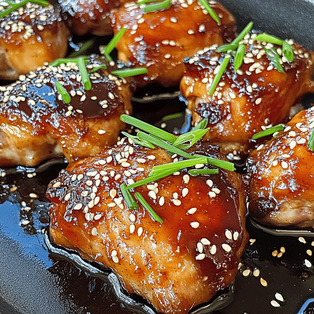 Homemade Teriyaki Chicken Thighs