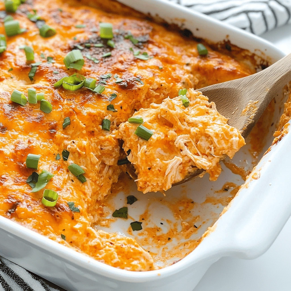 Keto Buffalo Chicken Casserole