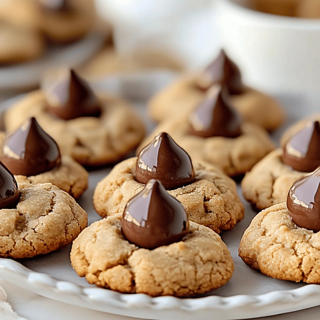 Peanut butter blossom cookies