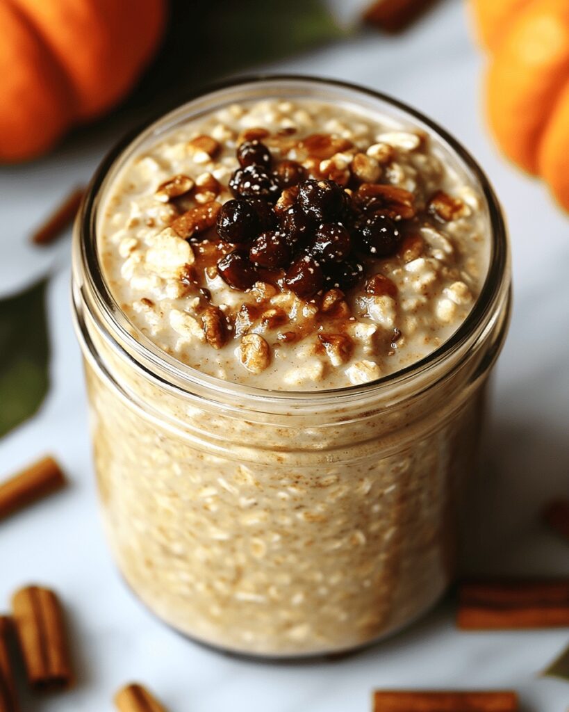 Pumpkin Pie Overnight Oats