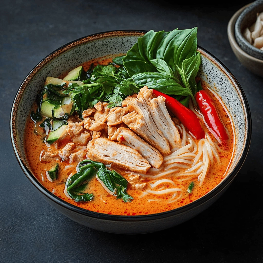 Thai Red Curry Noodle Soup
