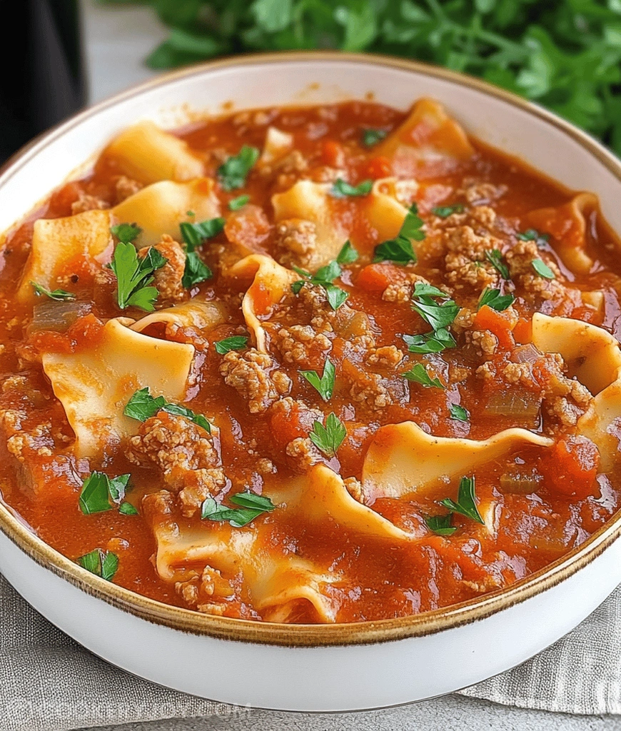 Instant Pot Easy Lasagna Soup