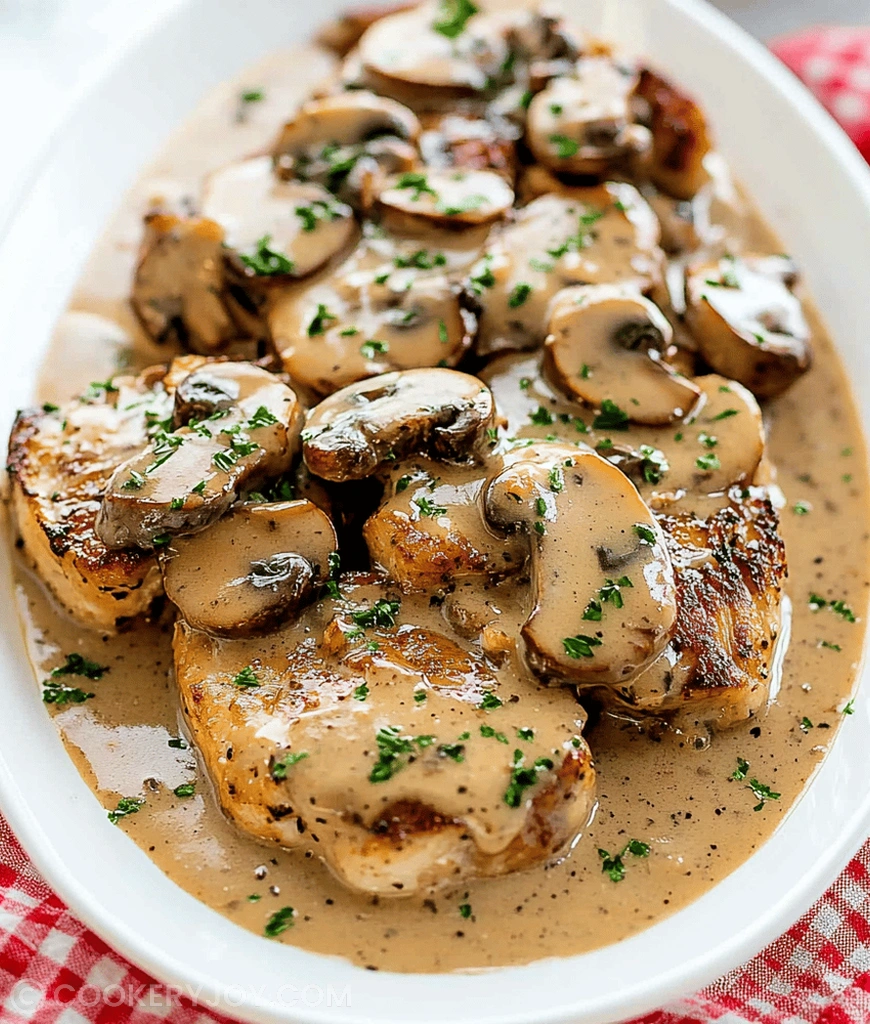 Instant Pot Pork Chops With Mushroom Gravy