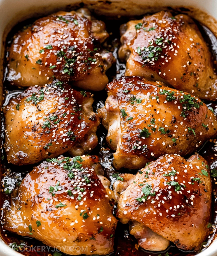 Honey Garlic Chicken Thighs