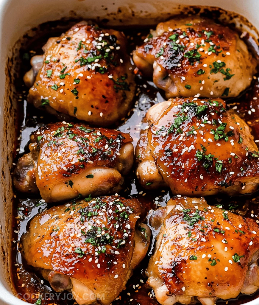Honey Garlic Chicken Thighs