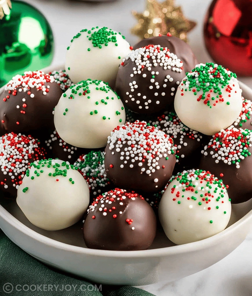 Christmas Oreo balls