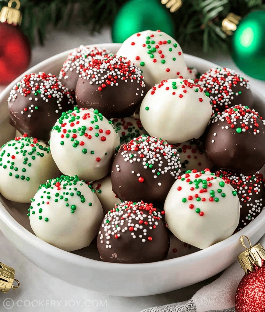 Christmas Oreo balls