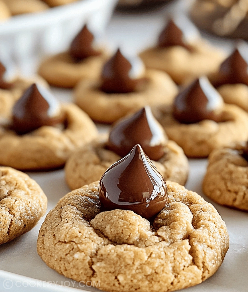 Peanut butter blossom cookies
