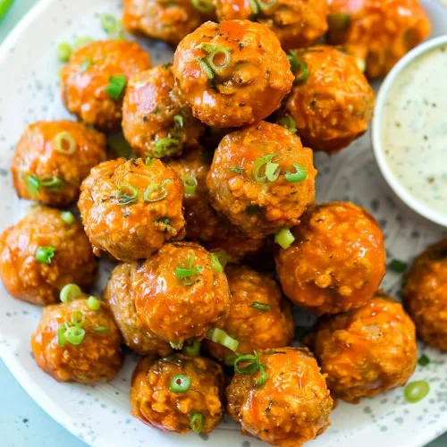 Buffalo Chicken Meatballs