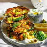 Cheesy Broccoli Fritters Recipe