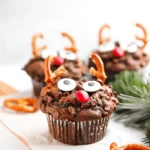 Double Chocolate Chip Reindeer Muffins