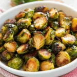 Maple Roasted Brussels Sprouts