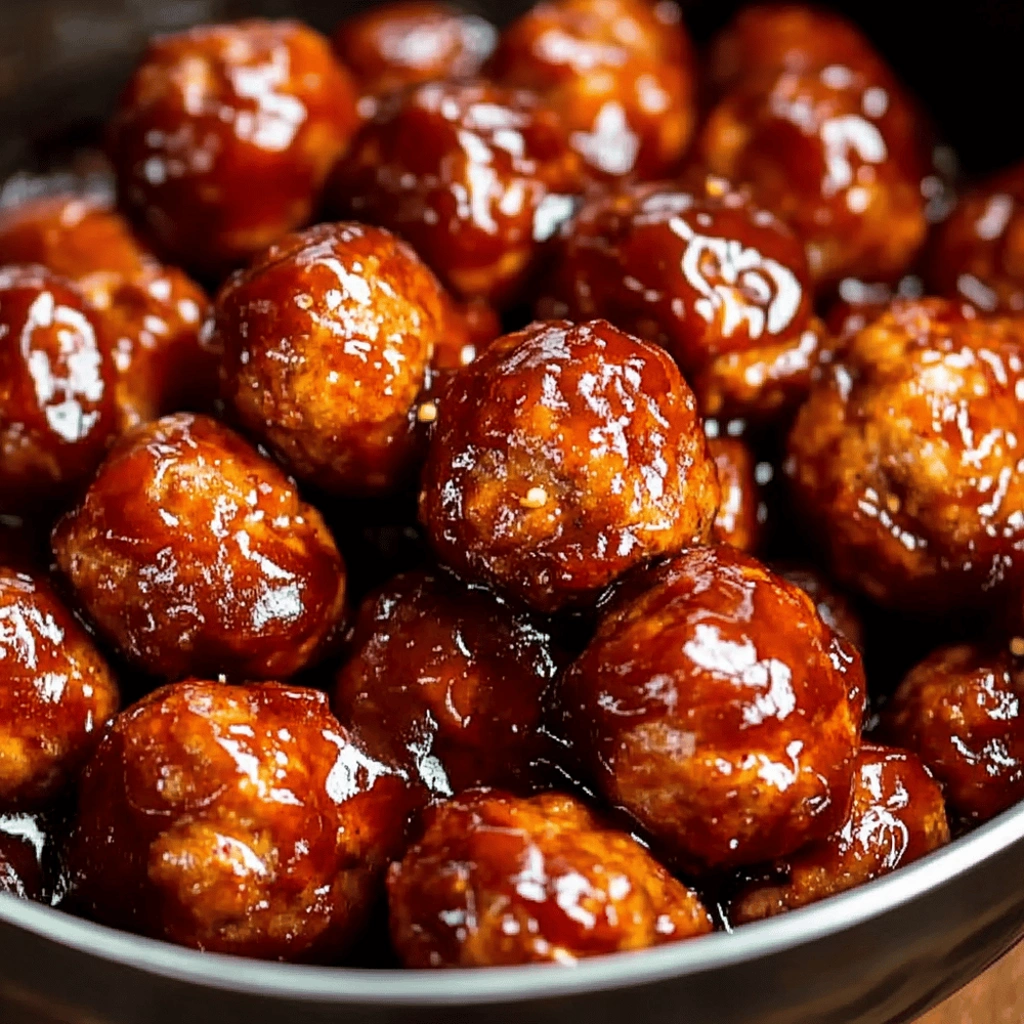 Spicy Cranberry BBQ Meatballs