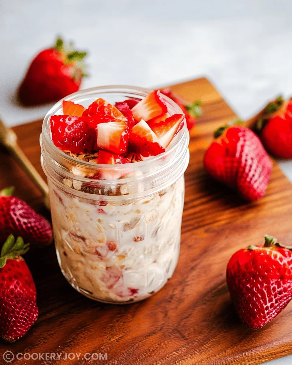 strawberry-overnight-oats