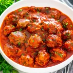 Baked Italian Meatballs