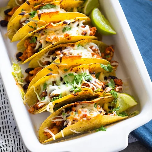 Easy Baked Chicken Tacos