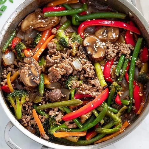 Ground Beef Stir Fry
