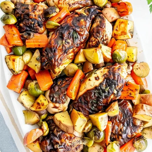 Pan Roasted Chicken And Vegetables