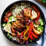 Sheet Pan Chicken Shawarma Bowls with Veggies