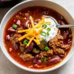 Slow Cooker Beef and Bean Chili