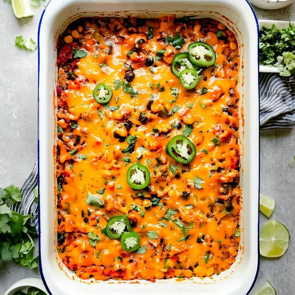 Southwest Chicken Quinoa Casserole