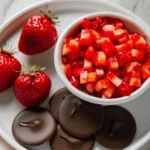 Strawberry Salsa With Chocolate