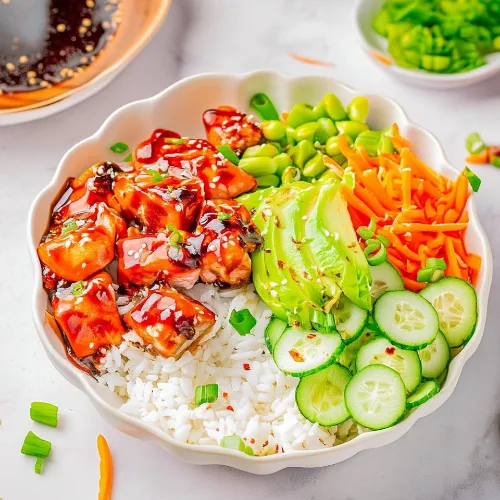 Teriyaki Salmon Bowl