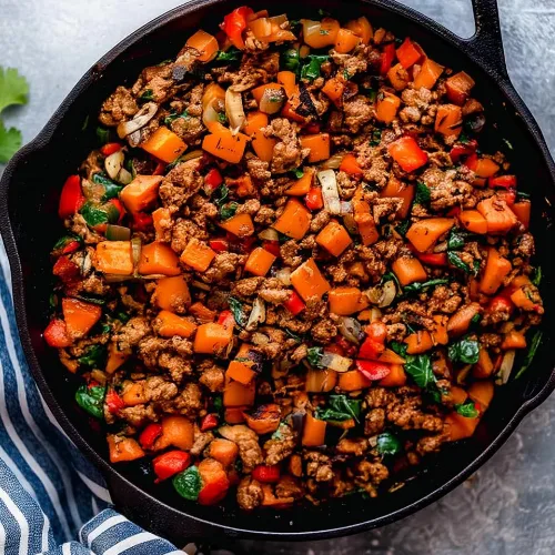 Tex-Mex Sweet Potato Hash
