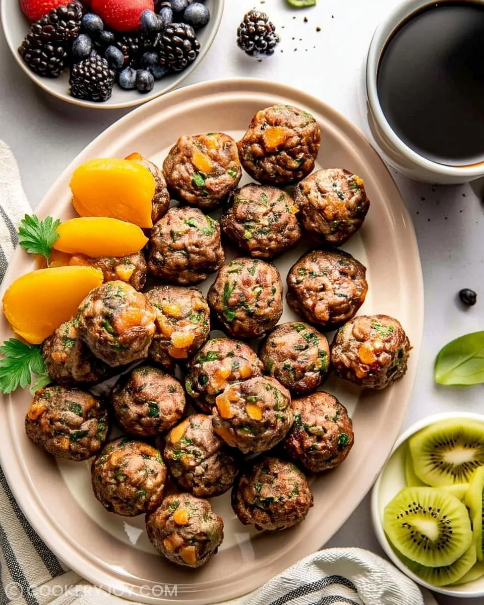 apricot-basil-breakfast-meatballs