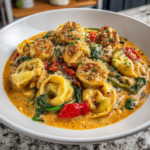 Creamy Spinach Tortellini Soup