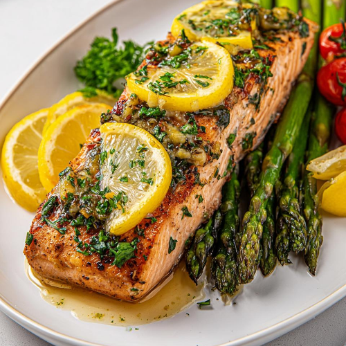 Salmon with Asparagus