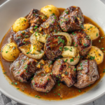 Tender Crockpot Steak Bites