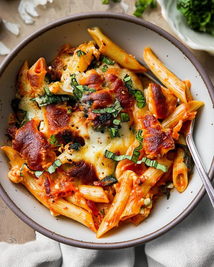 Cottage Cheese Protein Pasta Bake Recipe