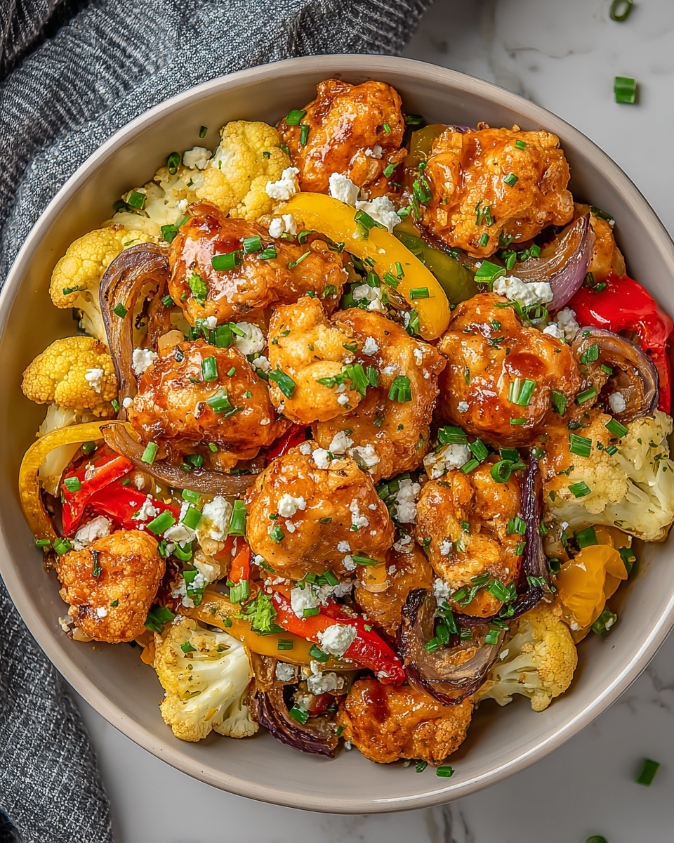sheet-pan-buffalo-chicken-sweet-potato-bowls