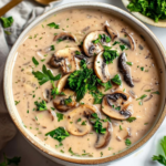 Cottage Cheese Mushroom Soup