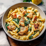 High Protein Garlic Parmesan Pasta Bowls