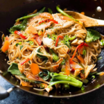 Rice Noodle Stir Fry