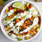 Street Corn Chicken Rice Bowl