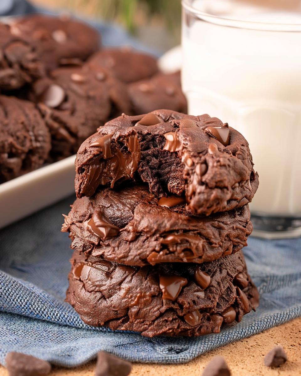 double-chocolate-protein-cookies