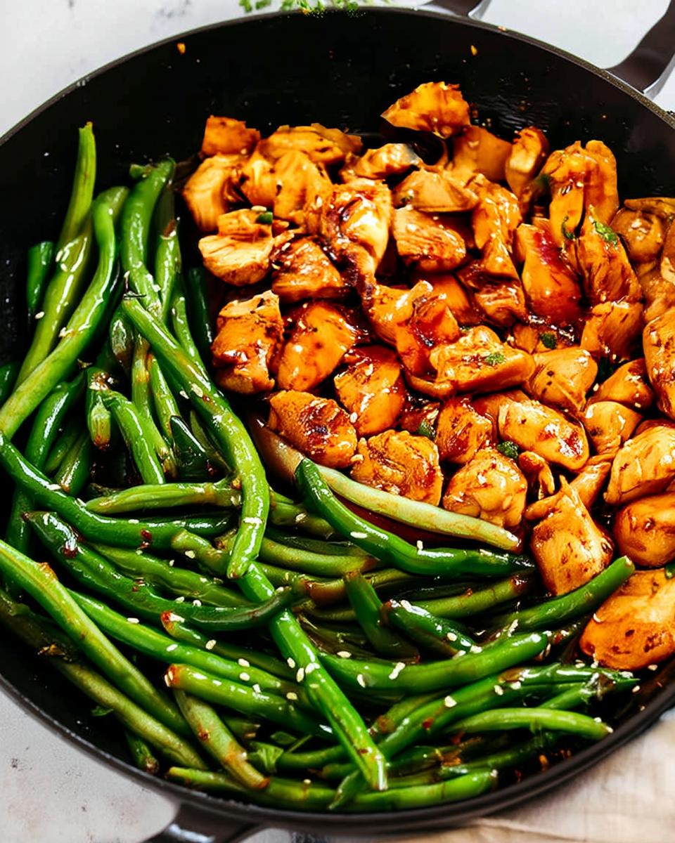 honey-garlic-chicken-and-green-beans